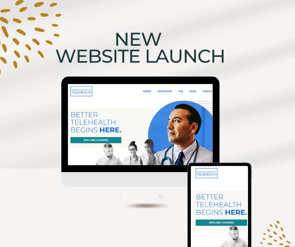 New year, new look! Visit our updated American Board of Telehealth website that just launched today. 
🚀 🔗 americanboardoftelehealth.org