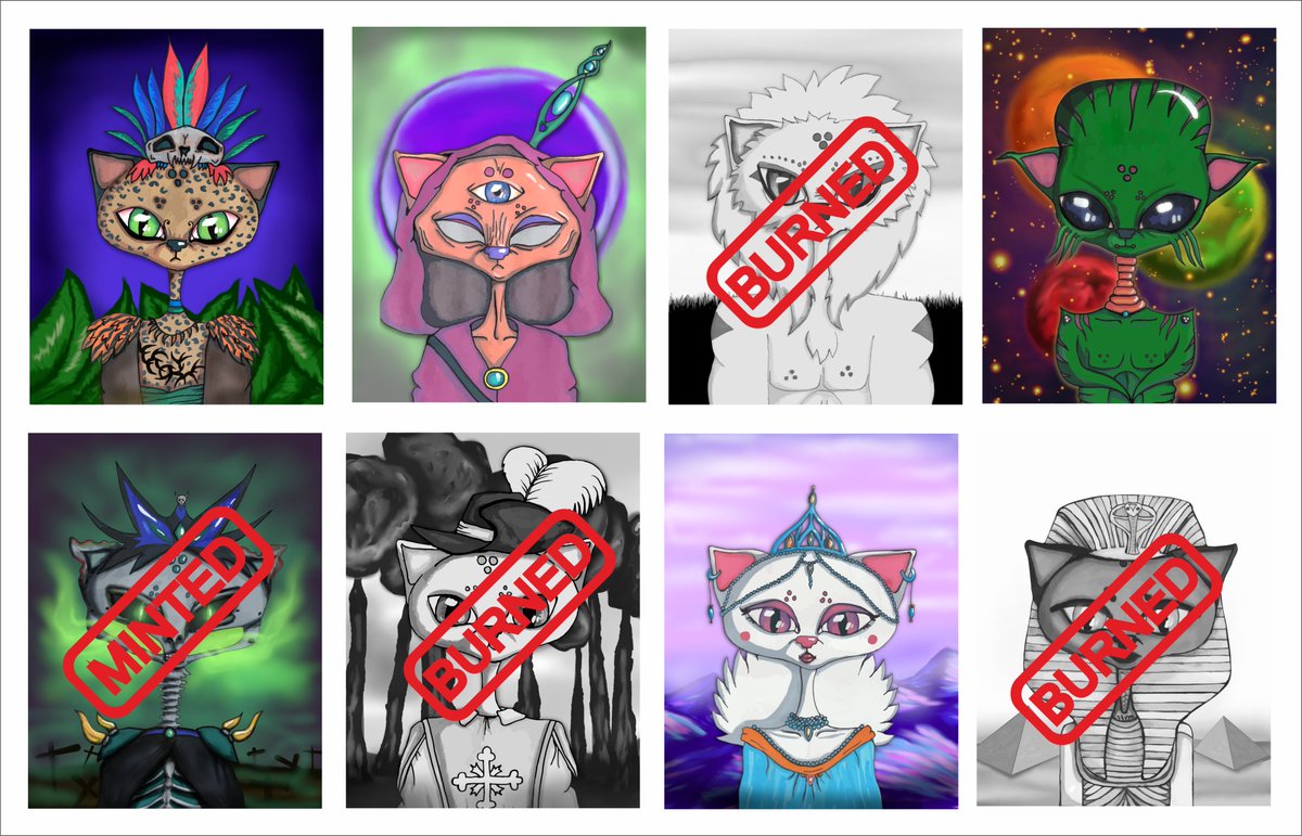 GetCatNFT's tweet photo. Don't forget about the 8 leaders of the cats with unique traits! The top of the #GetCat pyramid!
About 1k cats left, you have high chance to mint one now on https://t.co/nfeCWdBHOB! 🔥😼
Don't miss them! You also get their real life version!
#Cardano #CNFT #NFTs #NFTdrop #ADA https://t.co/2ZwRcGjyw6