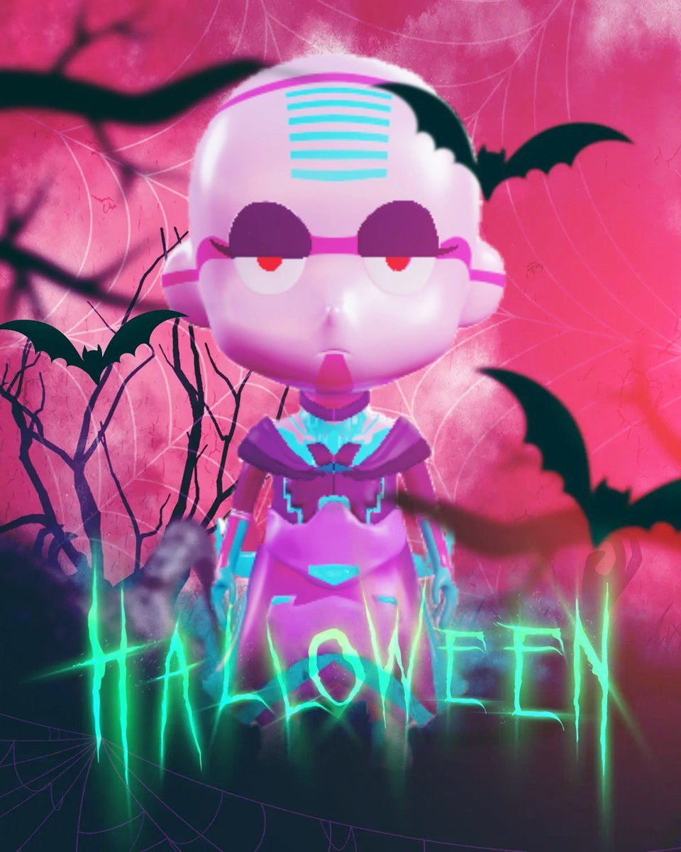 ChibiLabs's tweet image. Royal descendant, 5th from the throne, once removed; from the planet Zhard. Papaya has an insatiable taste for the undead &amp;amp; the afterlife. Owning several human zombies &amp;amp; 1 ghoul. She has appeared in self-made budget films but would love to feature in the next big flick @neoknacks