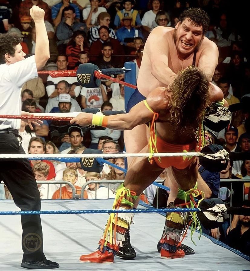 80's Wrestling on X: "Andre The Giant vs. Ultimate Warrior!  https://t.co/2zojx5az65" / X