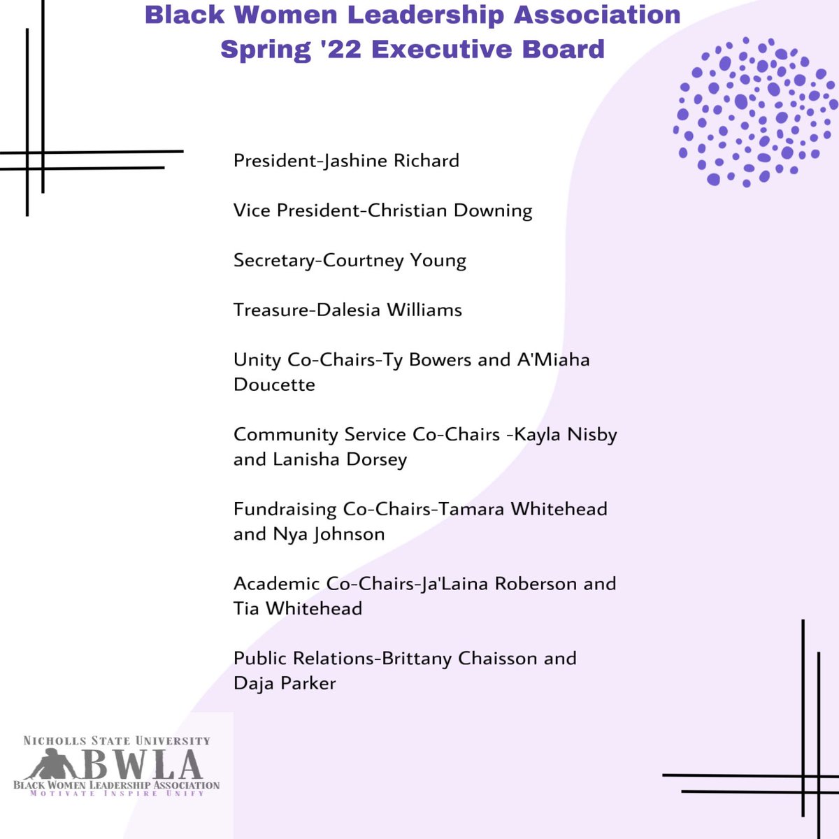 Black Women Leadership Association tweet media