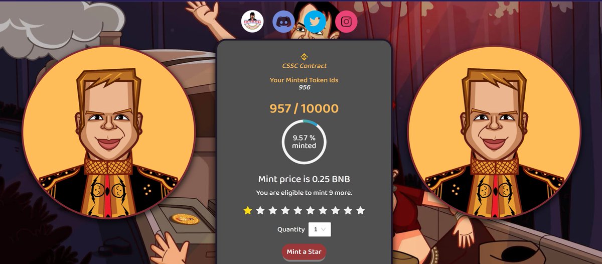 iravikoranga's tweet image. This birthday I gifted myself CSSC Star @cssclub_ 
Artwork by @PrasadPBhat 

#CSSclub #mintastar #NFTs #NFTCommumity #wazirxnft