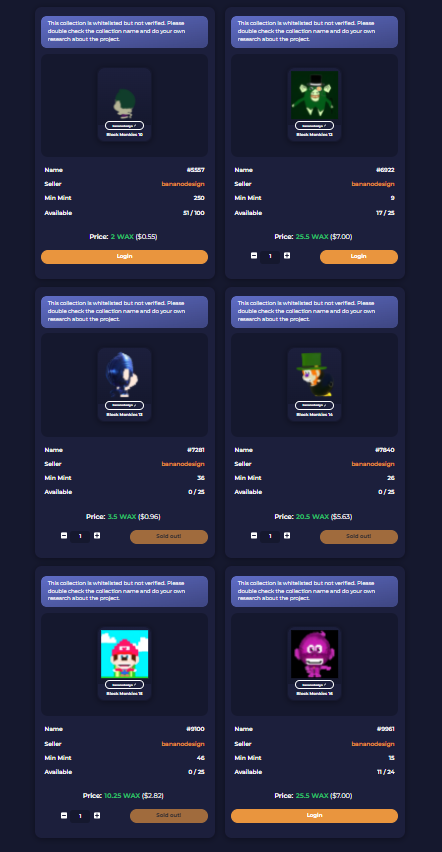 BlockMonkies's tweet photo. Vintage #BlockMonkies! Reaching into the Drop Vault on this… with cheap @WAX_io tokens. It's a STEAL!
https://t.co/V8RuSAgEcP
#nftdrop #drop #vintage @AtomicHub #waxblockchain https://t.co/vkYHJ5kjCd