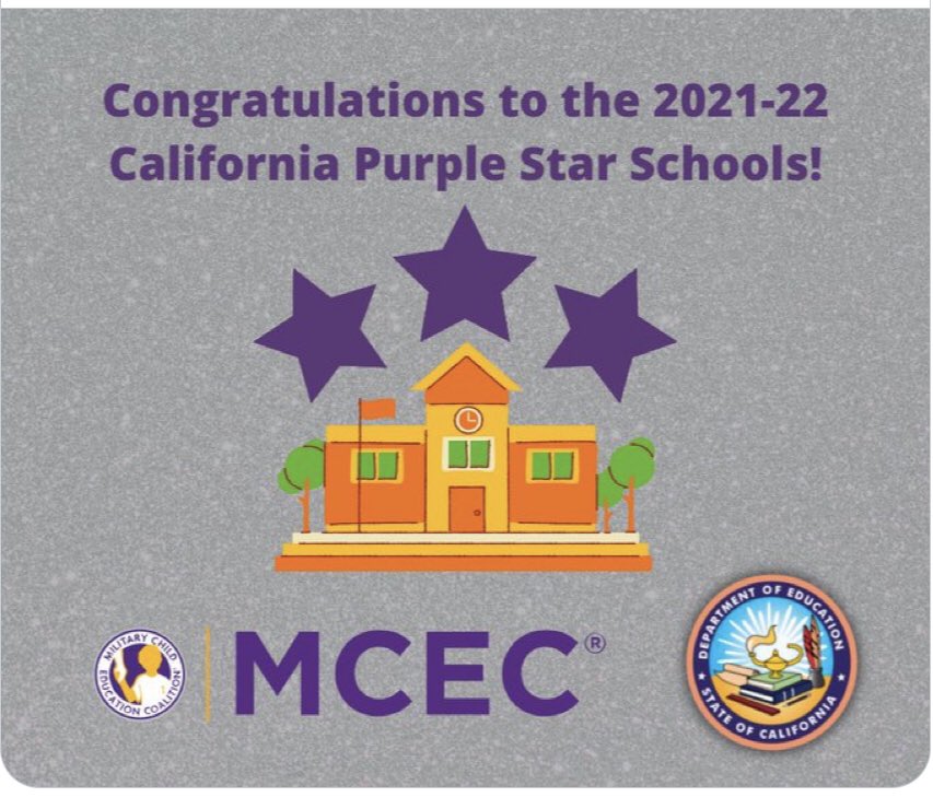 TVIS_Sharp's tweet photo. Congrats to Tiefort View !!! #thesilvervalleyway #thetvisway #purplestar #militarychild @MilitaryChild https://t.co/sbhZyBy9s3