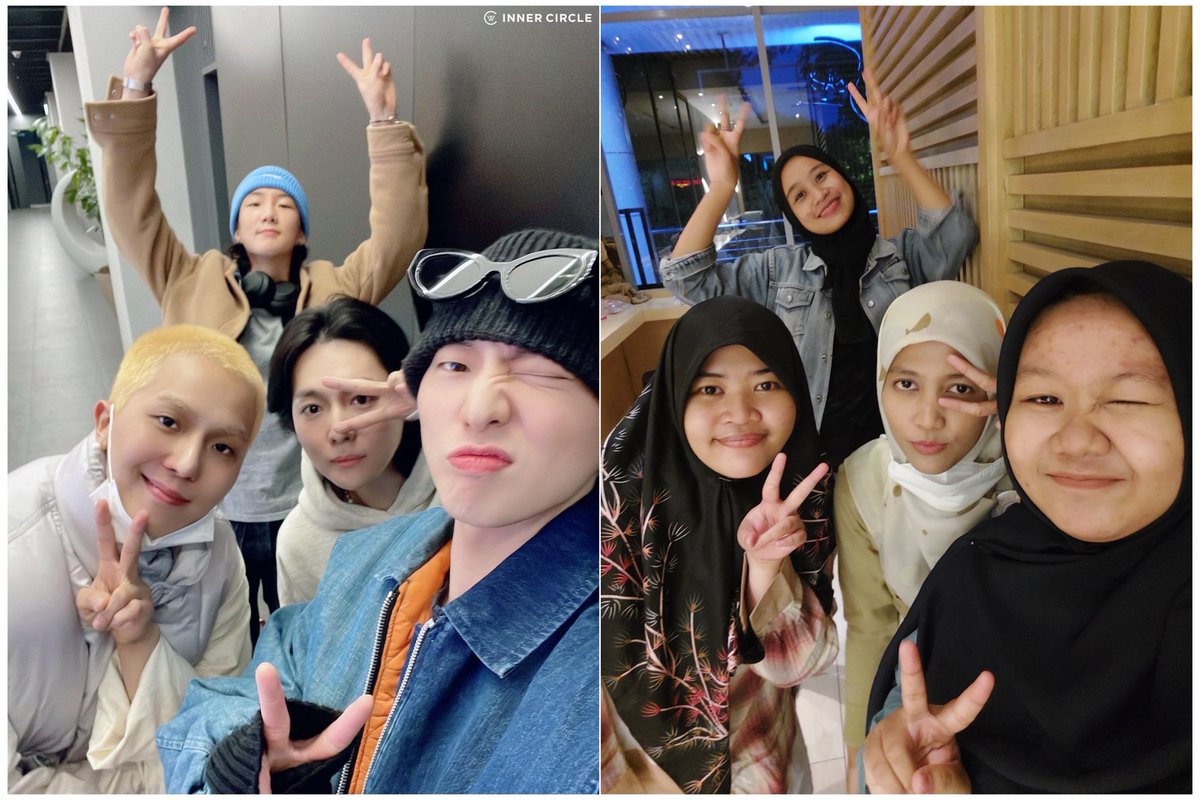 makmumnyajinu's tweet photo. Happy #ICSelcaDay! ๐
Senang sekali bisa recreate pose Selca WOT4 ini bareng #TeamMager ๐คง
Thank you guys udah mau2 aja aku ajakin ๐
@inseoismermaid @inseo_stella @heytamong
#INNERCIRCLESelcaDay https://t.co/HqSmbV84bi