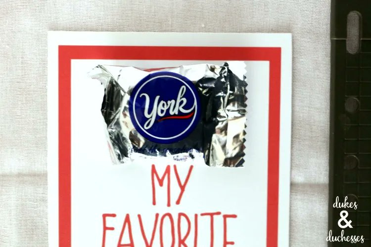 Grab a package of York candies and pair them with this #printable for an easy #valentine idea! buff.ly/2VxdkxO