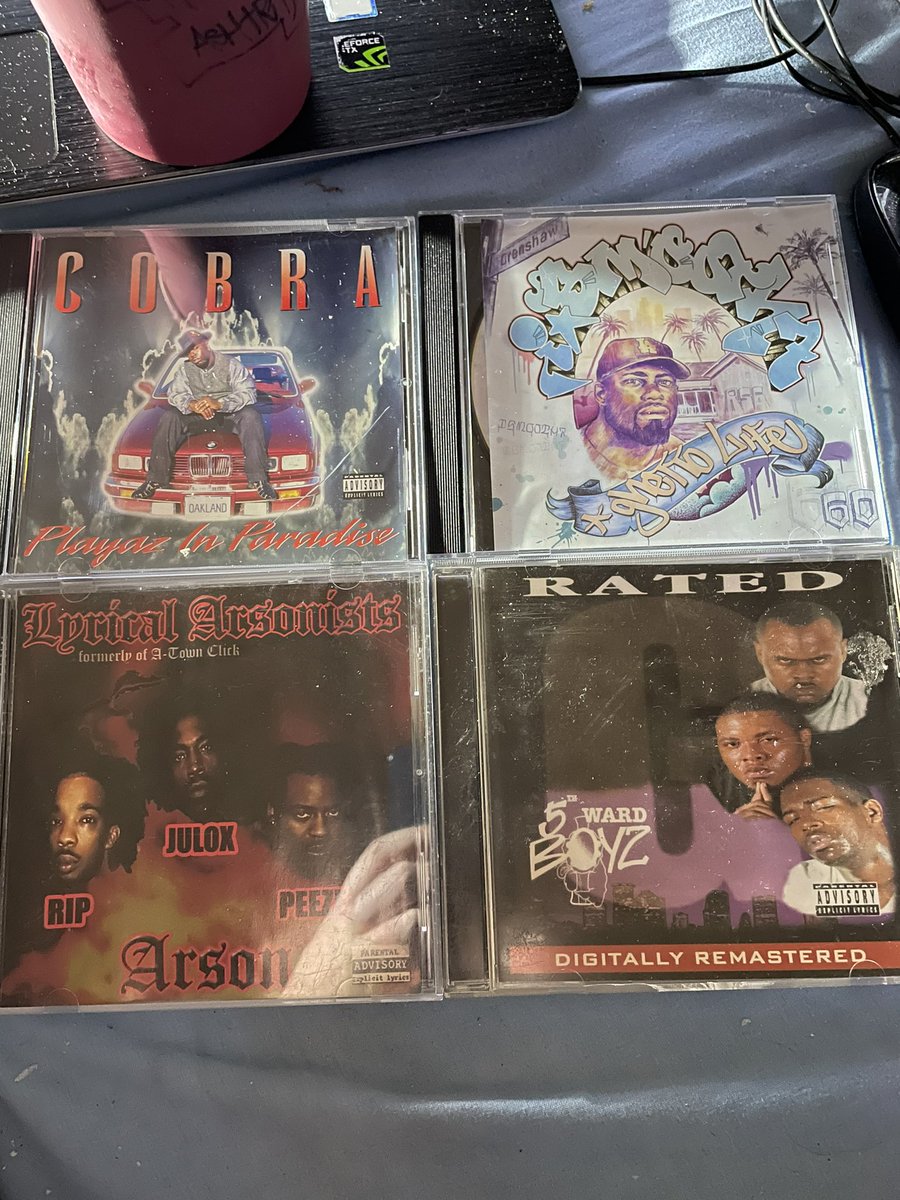 Barnzee_HSV's tweet photo. UP FOR SALE: #USA #gangsta #Rap #CDs #hiphop #rare #music #ForSale #rapmusic #hiphopmusic https://t.co/DRK5WNOtXm