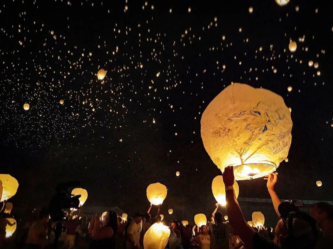Beautiful repost by @basecampbrooklyn

"The Lantern Festival was one of the most magical and awe inspiring moments I’ve ever experienced. Seeing thousands of lanterns float into the sky, filled with peoples hopes, and dreams was nothing short of breathtaking."