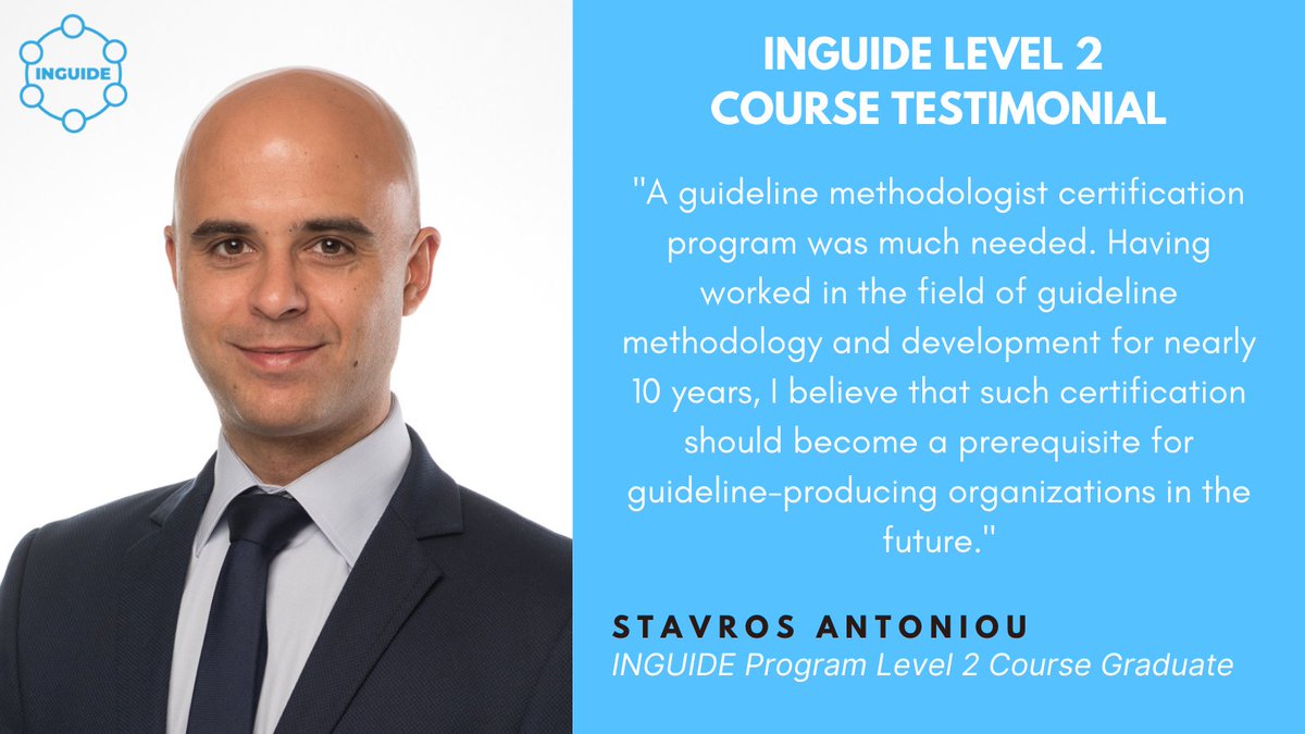 INGUIDE_Program's tweet photo. #MarchisforMethods and Level 2 testimonials!
Register for our Level 2 course on https://t.co/LQNItSwRd3
#methods #guideline #health #systematicreview https://t.co/nTkQSfnkPf