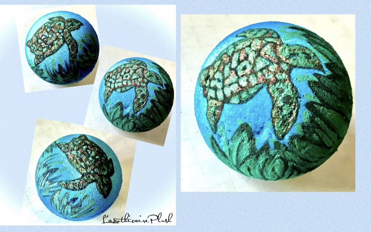 lapothicairepl's tweet photo. Excited to share this item from my #etsy shop: Sea Turtle Bath Bomb, https://t.co/CKA8Ijy4Ca
#bathbomb #bubblebath #relaxation #giftideas #lushie #ValentinesDay2022 #giftsforher #seaturtle #handpainted #EtsySeller #art #beachlife #beachbabe #giftsforyourValentine #islandlife https://t.co/F3vl3029tb