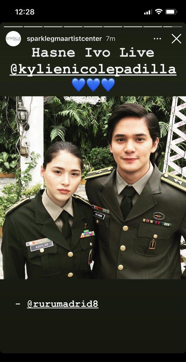 YbrAmihan2016's tweet photo. Ginalingan! Itay @Rurumadrid8 is now using @Sparkle_GMA’s instagram for #RuruMadridSparkleTakeover! So yes sya po nagpost nyan at nag-restory din sa sarili nya hahaha aylabyu ka talaga itay! 💙

#MaligayangKYrawan 
HAPPY KYLIE DAY
#HappyKYRUwanKYLIE https://t.co/SFIeGiLcoe
