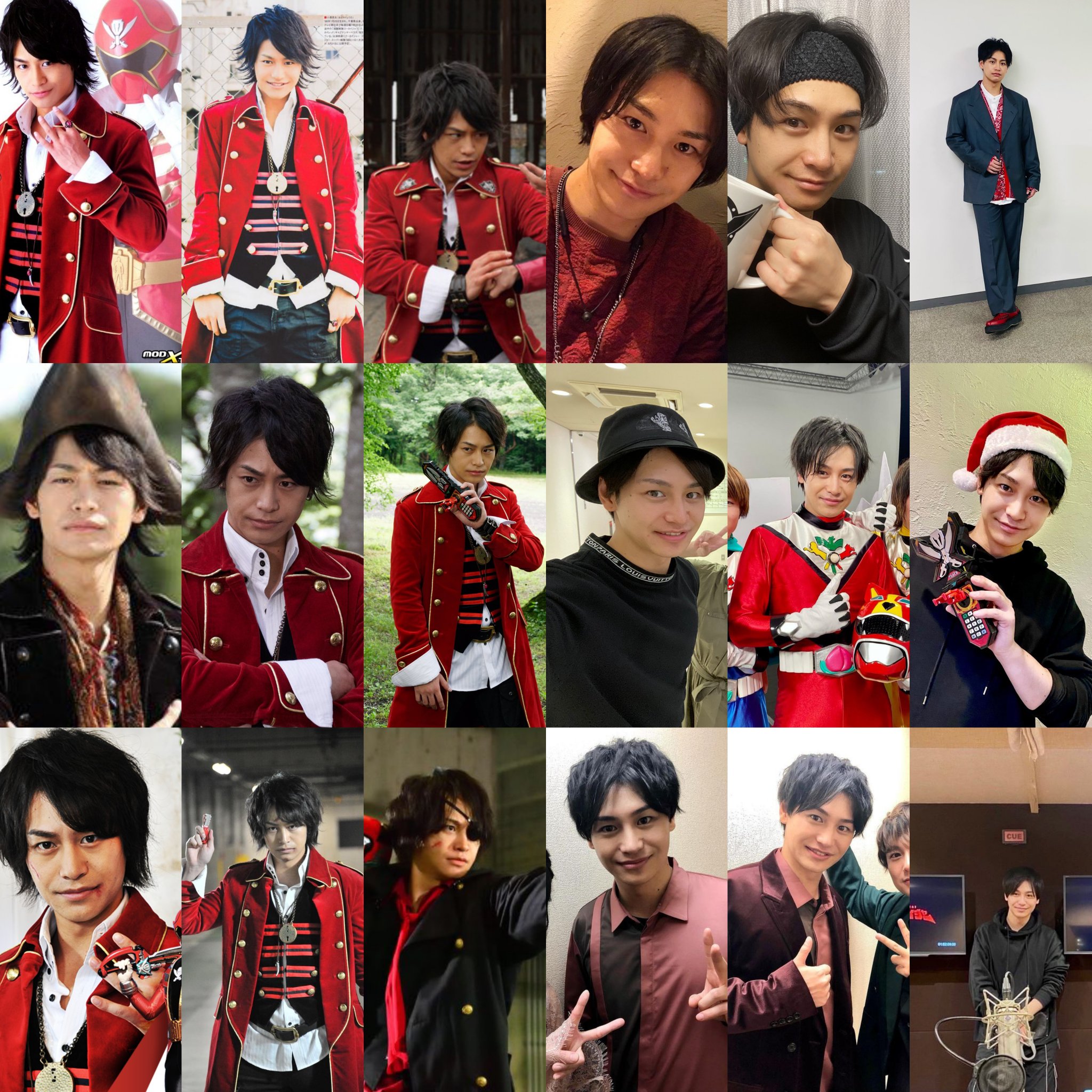 小澤亮太 直筆サイン ゴーカイジャー　Ryota Ozawa, Gokaiger Collection Card (Male) / Prince Series 