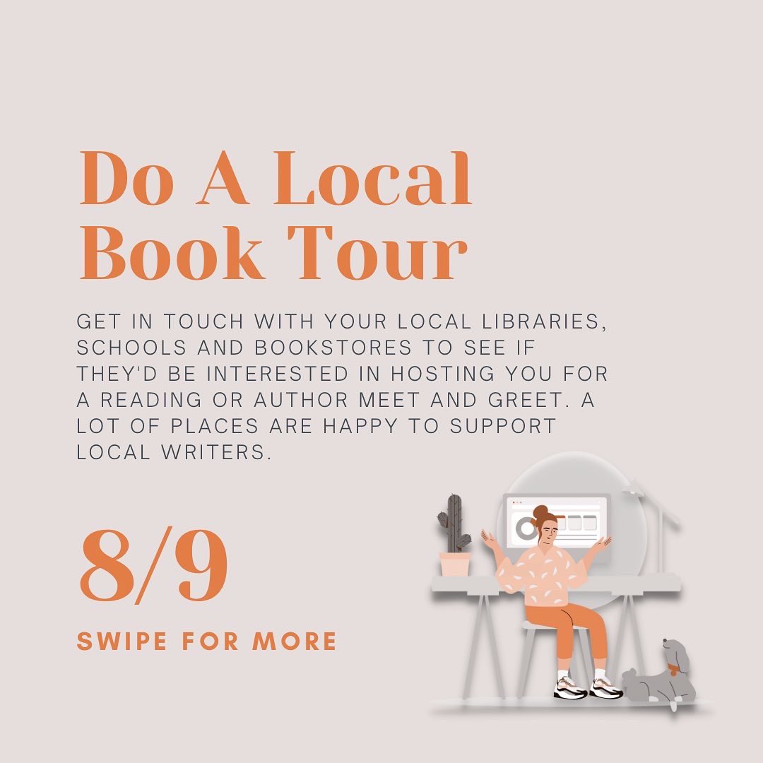 ThingsWritten's tweet photo. Have you gotten in touch with stores and libraries? #bookworms https://t.co/hRUL3QzRTm