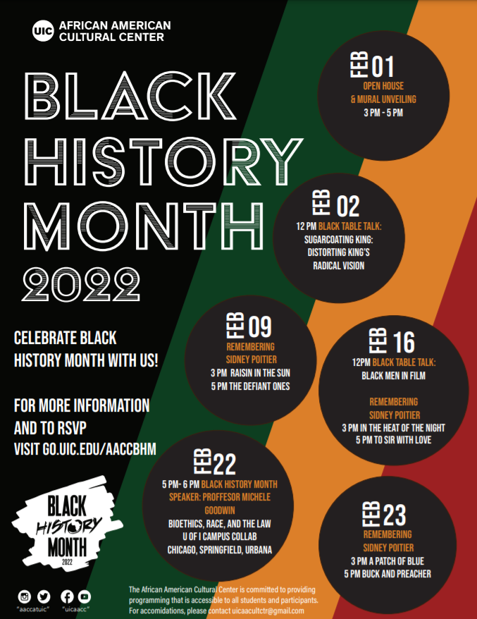 BCCatUIC's tweet photo. Celebrate #BlackHistoryMonth with us!

For more information and to rsvp, visit https://t.co/UxYBoLq4Ux https://t.co/9J2vSVkzI7