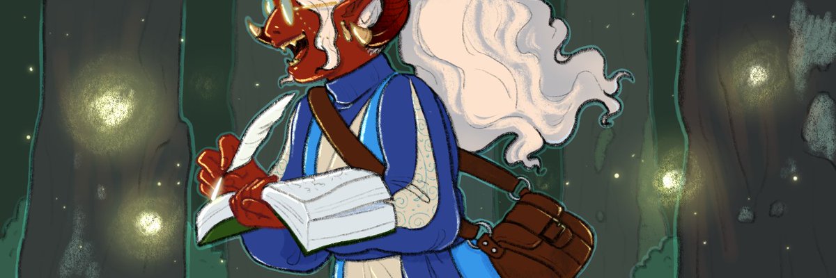 dodoseraphim's tweet photo. @TheDustyLeaves Congrats on the upcoming 20k! This is my DnD character Velvet :) https://t.co/mT5BL25XzP