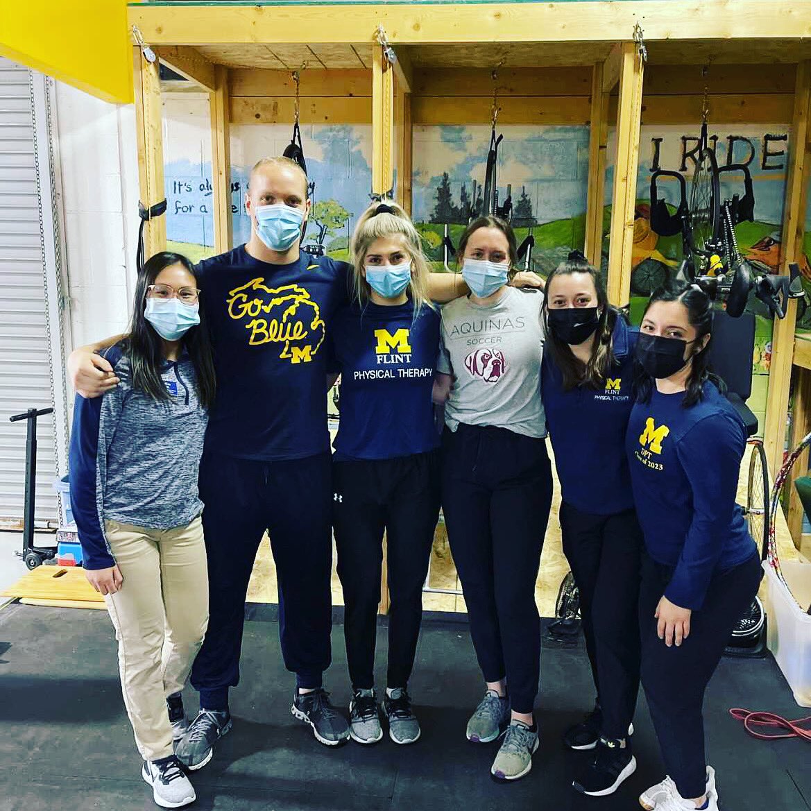 UM-Flint PT Dept. (@umflintdpt) on Twitter photo Represent! Some of our #umichflintpt crew pitching in with <a href="/umadaptive/">Umich Adaptive Sports</a> athletes at a strength and conditioning sesh. #goblue
#leadersandbest #umichflintpt #healthequity #adaptivesports #adaptiveathlete #strengthandconditioning #physicaltherapy #strengthtraining #dpt #dptschool Represent! Some of our #umichflintpt crew pitching in with <a href="/umadaptive/">Umich Adaptive Sports</a> athletes at a strength and conditioning sesh. #goblue
#leadersandbest #umichflintpt #healthequity #adaptivesports #adaptiveathlete #strengthandconditioning #physicaltherapy #strengthtraining #dpt #dptschool