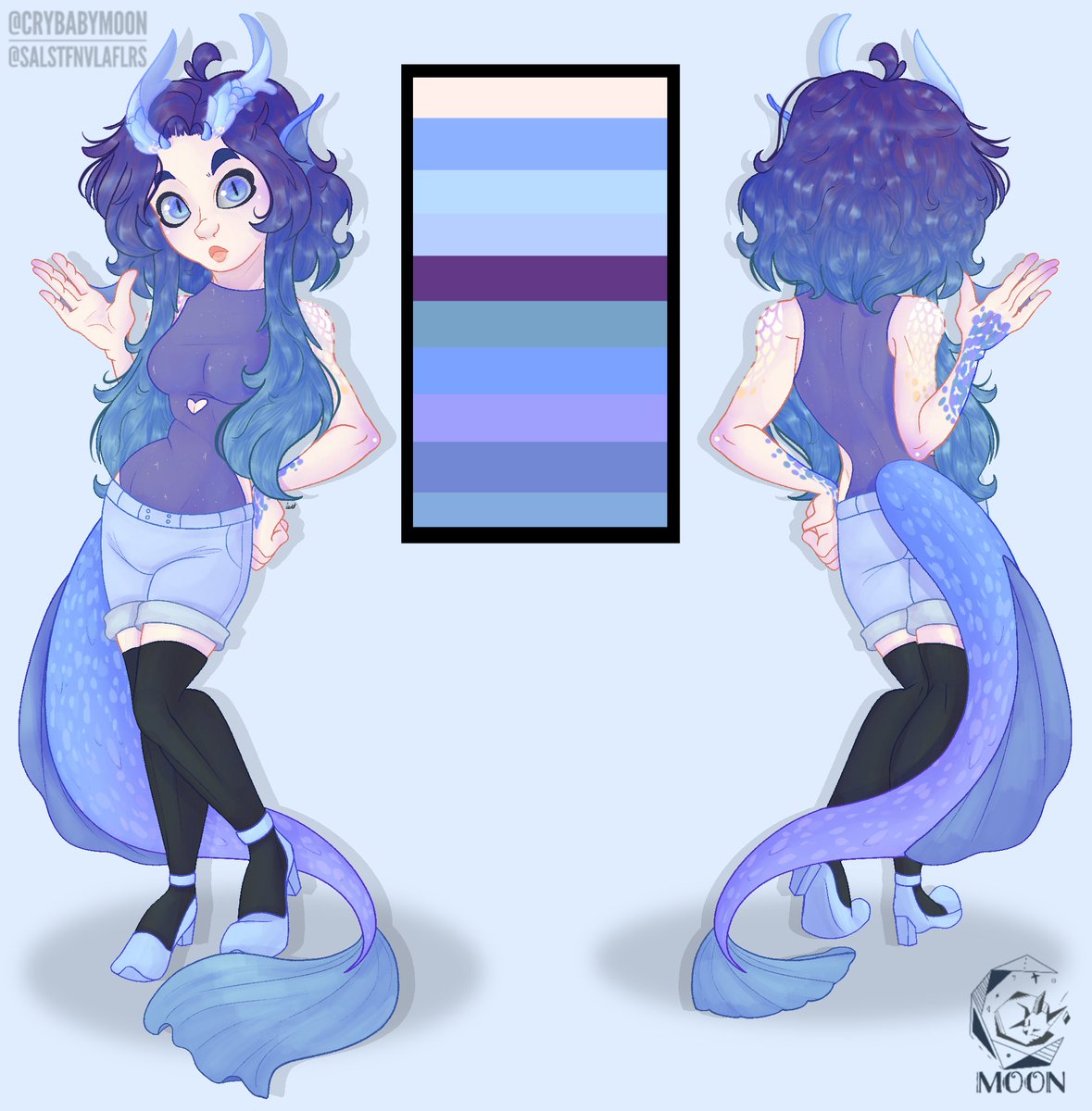 CryBabyM0on's tweet photo. So, I redesigned my Mermaid named Aqua ^^ I love her so much

[#mermando #oc #sirena #myoc #originalcharacter #redesign] https://t.co/XUTu3jsNES