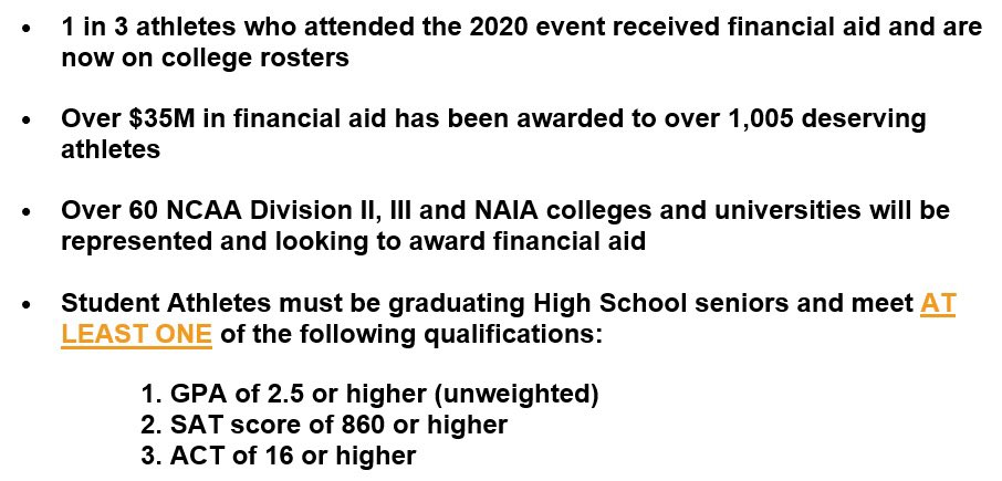 If you are in the class of 2022 and you are still looking for a place to play college ball, the <a href="/CA_Showcase/">California Showcase</a> is a great resource to take advantage of! The date is fast approaching. Make sure you are in football shape and meet the criteria below. #WeAreCV 🐯🌴