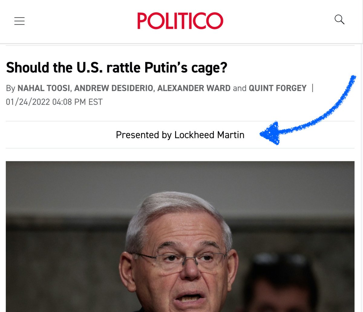 I'd prefer not to get my opinion on whether we should go to war with Russia from an outlet openly sponsored by the world's largest weapons manufacturer, thanks.

#100DaysOfCode
#WomenWhoCode
#BlackTechTwitter #Python #Linux #javascript #opensource