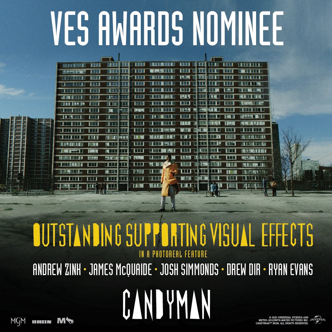 The #Candyman team has received a #VESAwards nomination 🐝