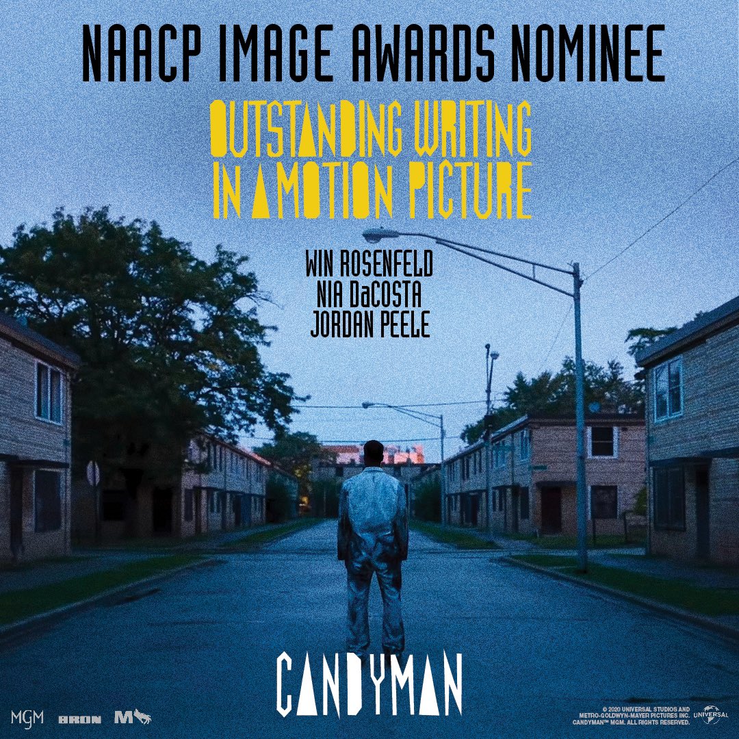 The #Candyman team has received an @naacpimageaward nomination 🐝