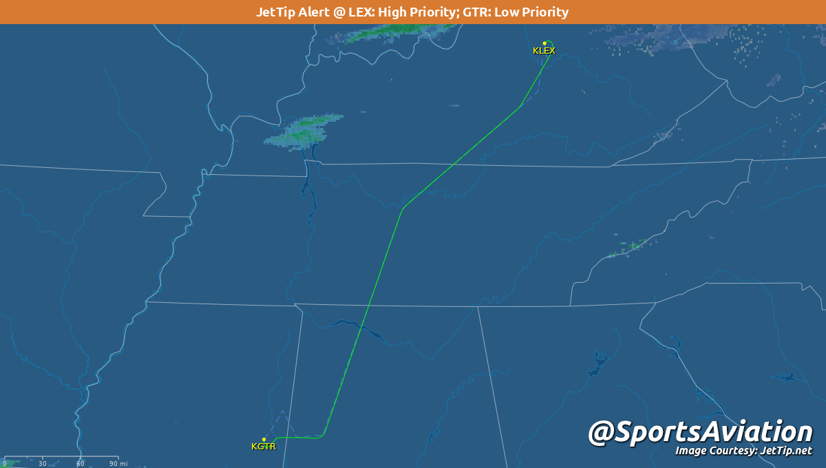SportsAviation's tweet photo. π Mississippi State Bulldogs (@HailStateMBK) #HailState
π Kentucky Wildcats #BBN #MSSTvsUK
βΌοΈ Rare @JetTipNet arrival alert @BGAirport
βοΈ N680PA | FRG118 | SB20
π« GTR - 4:15 pm CT
π¬ LEX - 6:24 pm ET
π‘ Tracking: https://t.co/fPRIfrnPH5 https://t.co/tnOG4ZMuJj