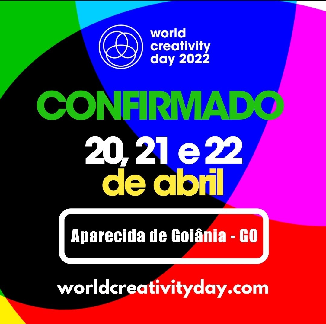 guidmarco's tweet photo. A nossa cidade estará no palco do maior festival colaborativo de criatividade e inovação do mundo.  Pela segunda vez, fui  selecionada para ser a líder local do  World Creativity Day.

#WCD
#criatividade
#inovação
#comiteaparecidacriativa https://t.co/dKH5K16qOm