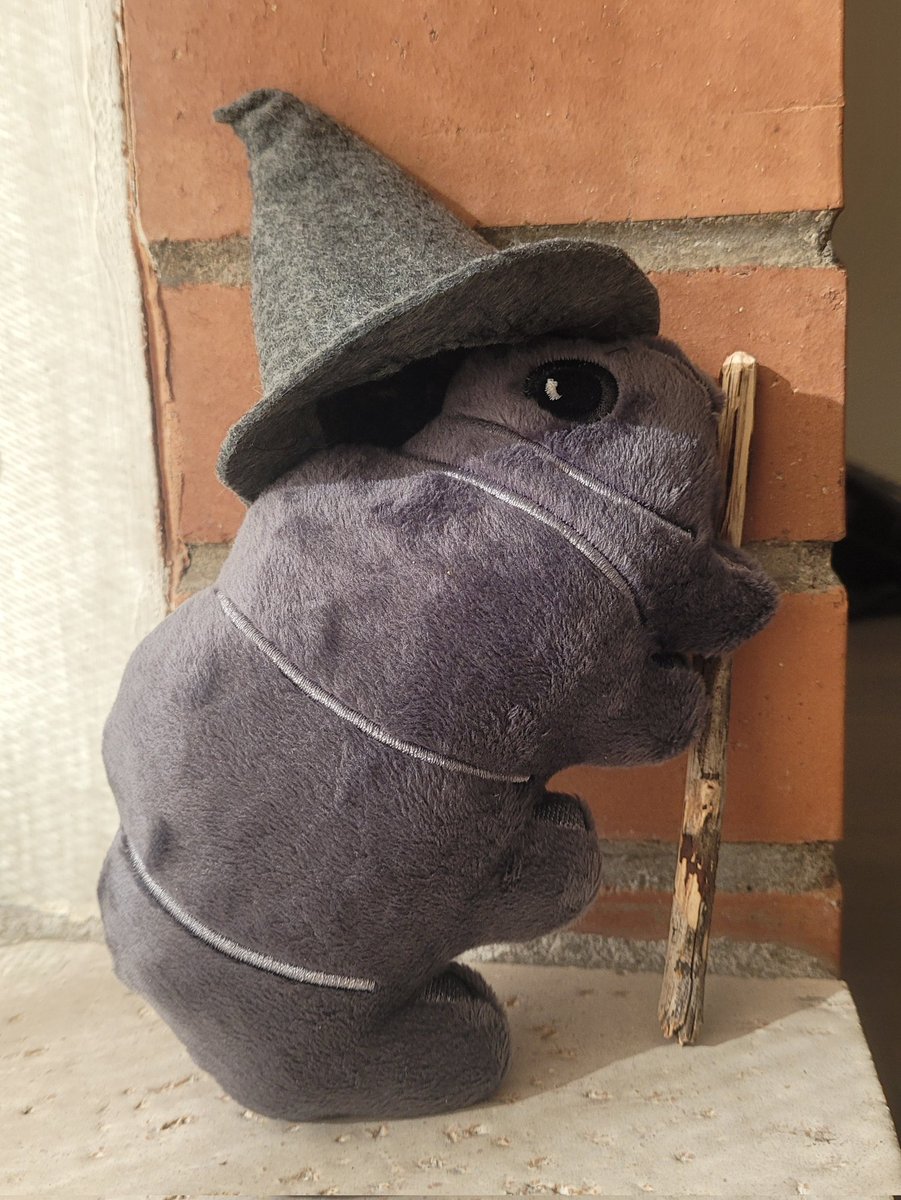 Mammals_Suck's tweet photo. My #SecretStoat gift was AMAZING- a TardiGrandalf!!!! #2022MMM #2018MMM https://t.co/STW4oi8cwM