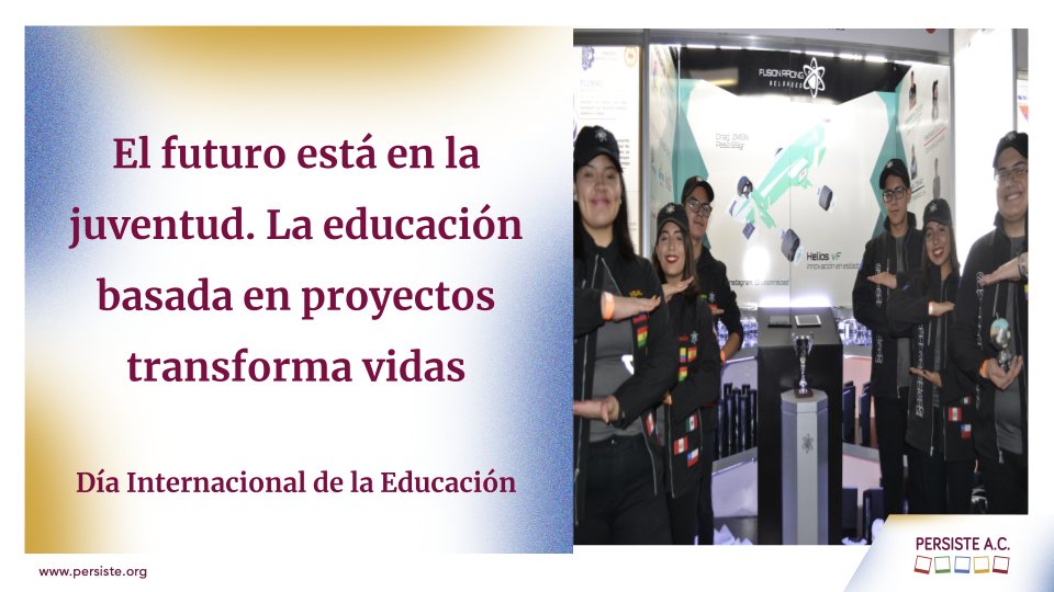 Necesitamos preparar a las personas jóvenes a enfrentar y solucionar los problemas del futuro. La educación con enfoque #STEM es indispensable para esto. 

<a href="/F1inSchoolsMx/">F1 in Schools México</a> 
#DiaDeLaEduacion
