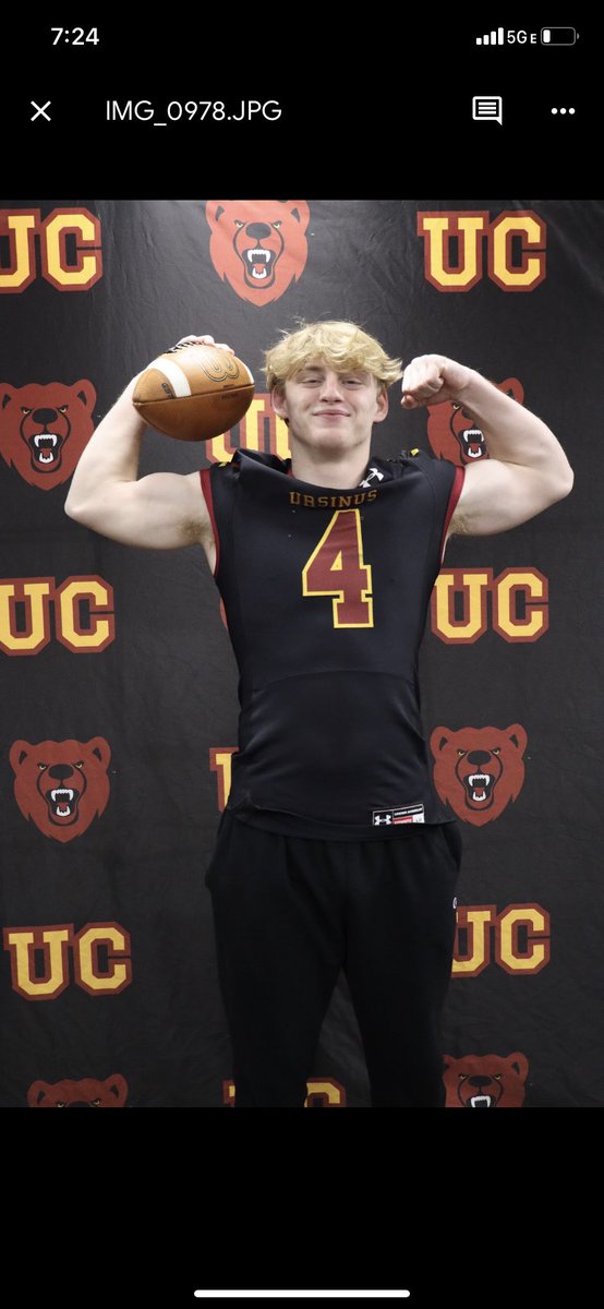 I had a outstanding visit at Ursinus this past Friday. Thank you <a href="/CoachPGallagher/">Peter Gallagher</a> and <a href="/Coach_Endy/">Jeff Endy</a>  for having me come by to check out the campus and look at all Ursinus has to offer. Go Bears! 🐻