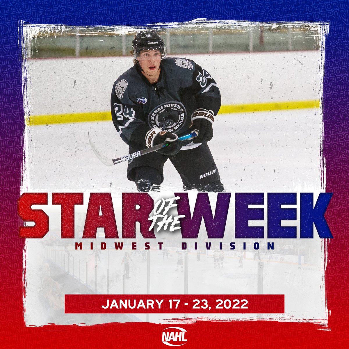 #NAHL <a href="/BauerHockey/">BAUER Hockey</a> Midwest Division Star of the Week for January 17-23, 2022: Cole Dubicki, Forward, <a href="/BrownBearsNAHL/">Kenai River Brown Bears</a> nahl.com/news/story.cfm…