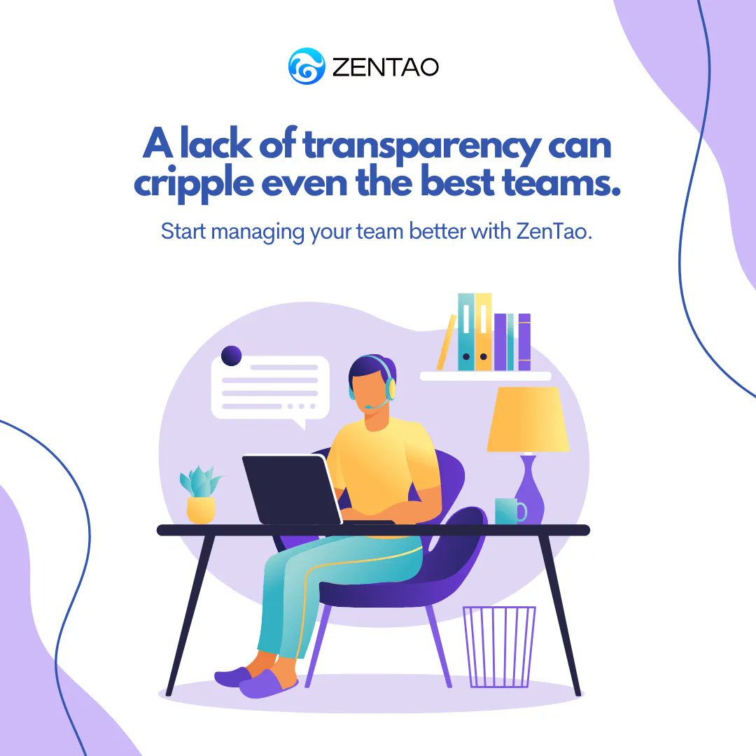 A lack of transparency can cripple even the best teams.
 
With a scrum tool like ZenTao, let your teams communicate better! Zentao allows everyone on the team to see what everyone else is working on, how far they've progressed, and the overall goal of the project.