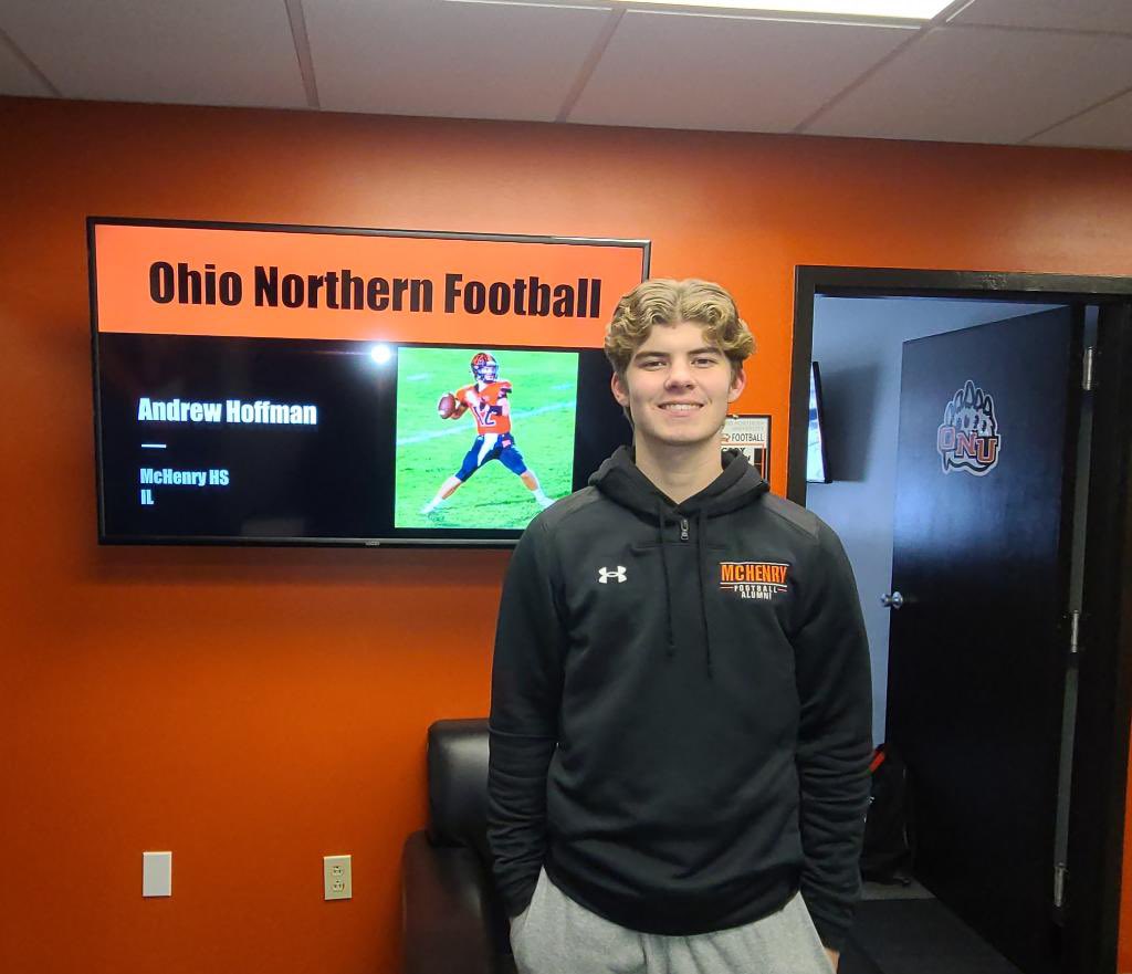 Thank you to <a href="/OhioNorthernFB/">Ohio Northern Football</a> for having me out on a visit. I had a great time checking out the athletics and academics! <a href="/Coach_PauleyD/">𝐃𝐞𝐚𝐧 𝐏𝐚𝐮𝐥𝐞𝐲</a> <a href="/qbfarm/">QBFarm</a> <a href="/McHenryFootball/">McHenry Football</a>