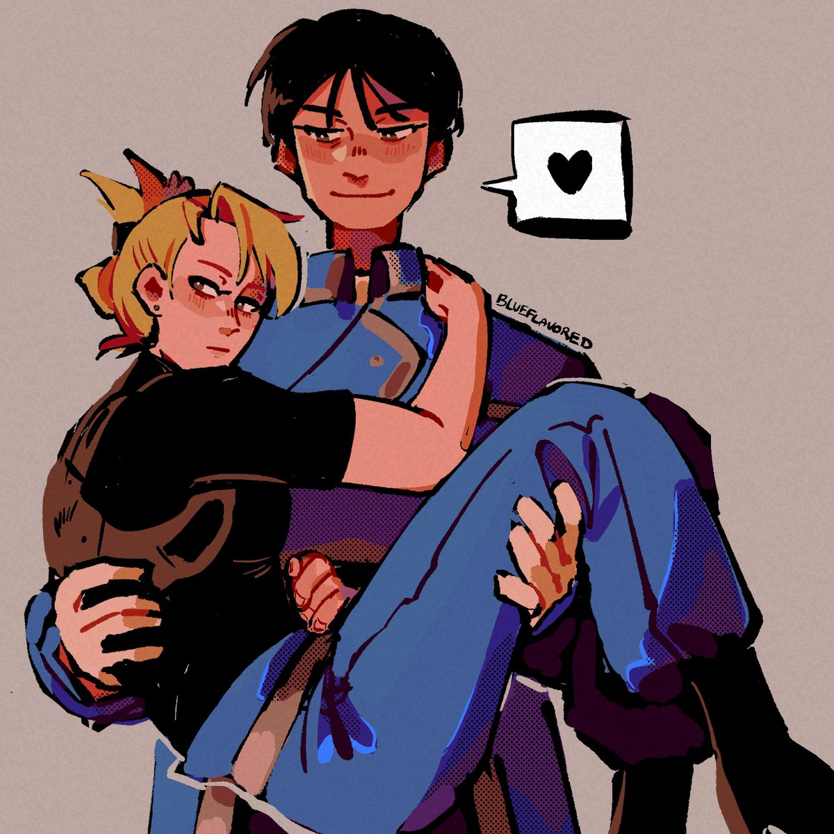 a relationship is 50/50 #royai #fullmetalalchemist