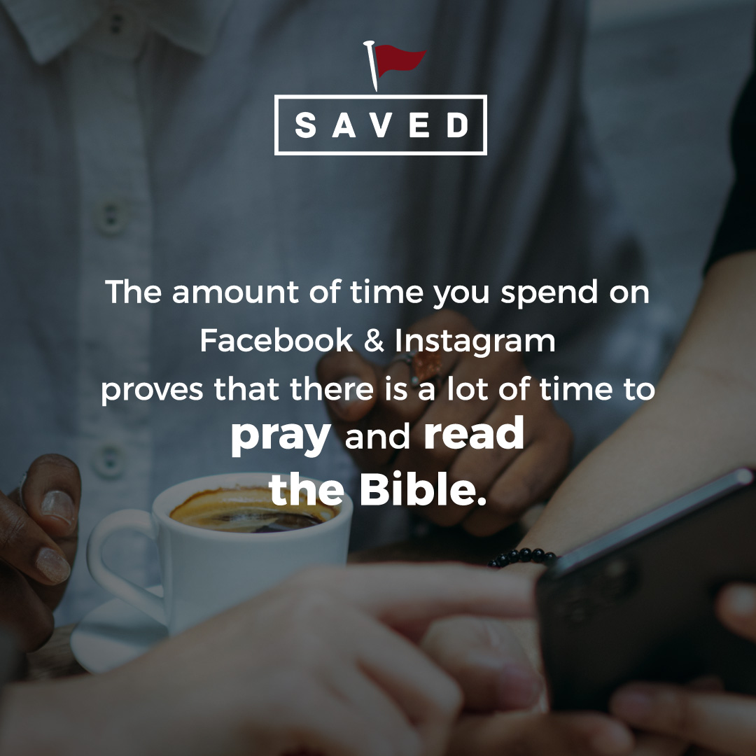 Filipinos spent an average of 4 hours and 15 minutes of their day on social media last 2021. 

There is a lot of time to pray and read the Bible!

#SAVED #Kaligtas #Habit #socialmediacontent #media