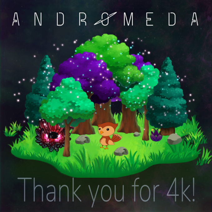 Andromaverse's tweet photo. Thank you for 4k Twitter! Party with Kronos in the @cosmos! Randomly Whitelisting likers
Big alpha coming at 5k 
@StargazeZone 
#AHOOT https://t.co/HgFzkXpPtH