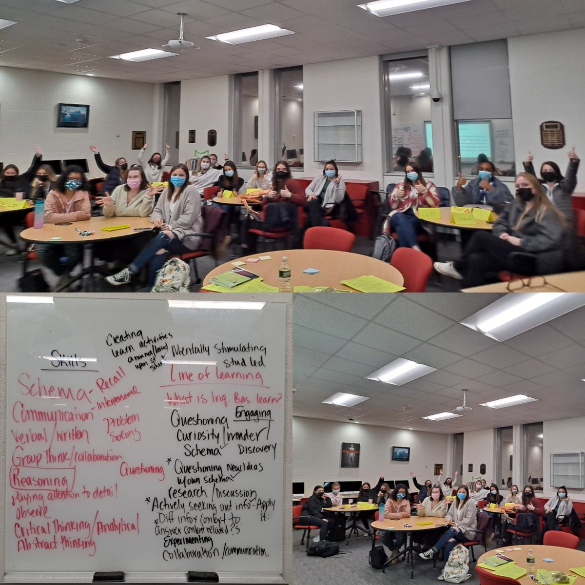 STEMEdCT's tweet photo. What an awesome kick off to our Spring semester tonight @UofHartford! I'm so excited to engage in our important work, together! Way to go, EDE431! Loved your enthusiam, participation and eagerness to learn! 🙌 #aspiringeducators #IntegratedMethods #InquiryBasedLearning #STEM🌱❤ https://t.co/q4OlbLmDx3