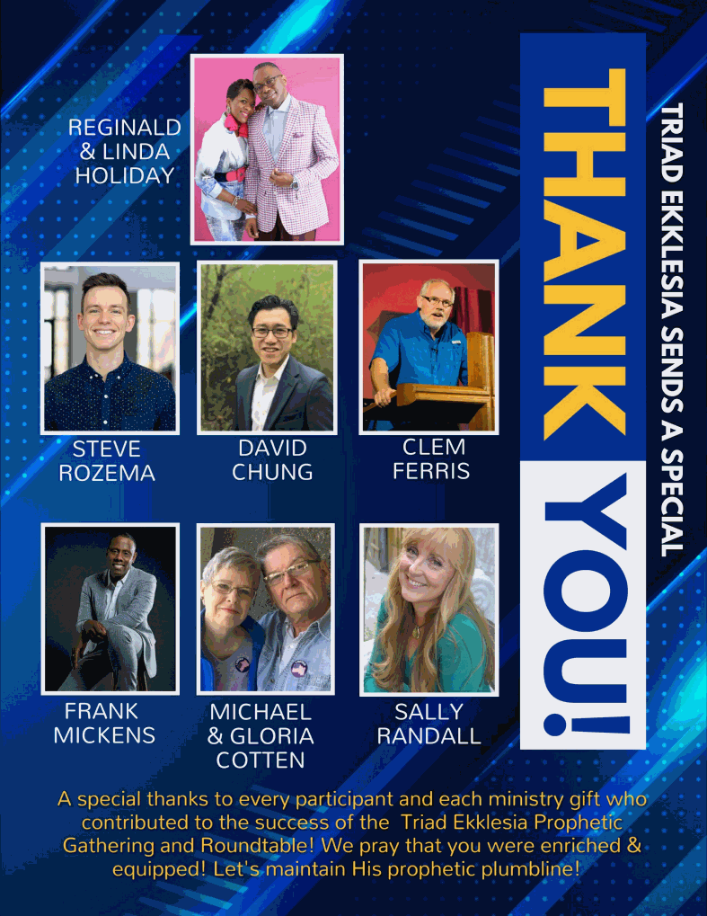 bfcpastor's tweet photo. Thank you just doesn't seem to go far enough! But, on behalf of those who are supporting Triad Ekklesia, thank you to the hundreds of people near and far that participated in this weekend's Prophetic Gathering and Roundtable! #AsOne #AntiochChurch #EquippingTheSaints #Fivefold https://t.co/K3VQTV2JGW
