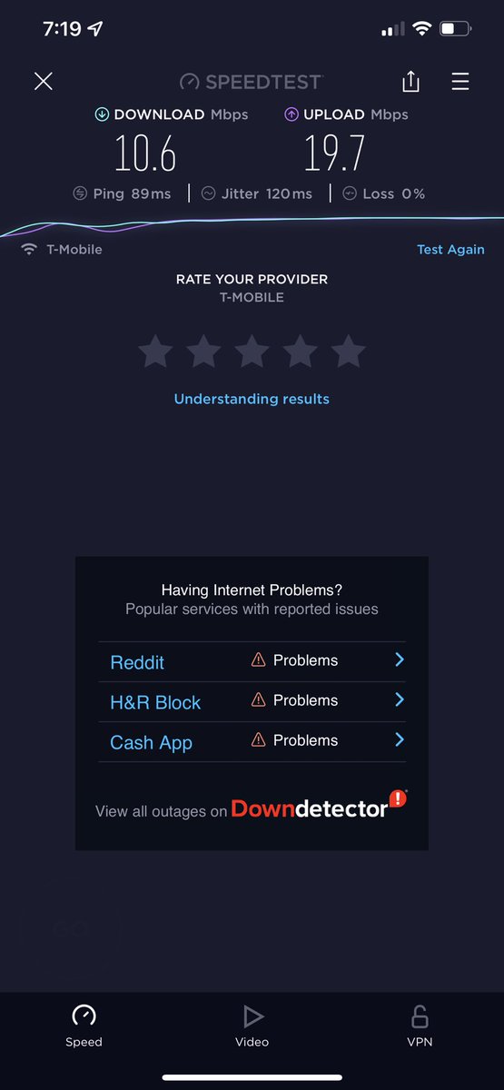 RobNuckolls's tweet photo. @TMobile this is typical T-Mobile home internet. https://t.co/TZG9YvSUko