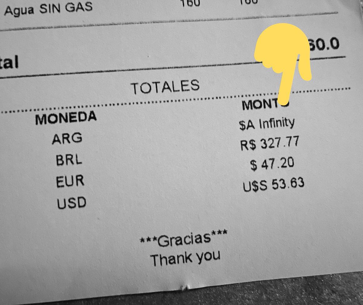 gastonirigoyen's tweet photo. El mundo se dio por vencido del peso argentino 🤷🏻‍♂️ https://t.co/FrceN8YzKr