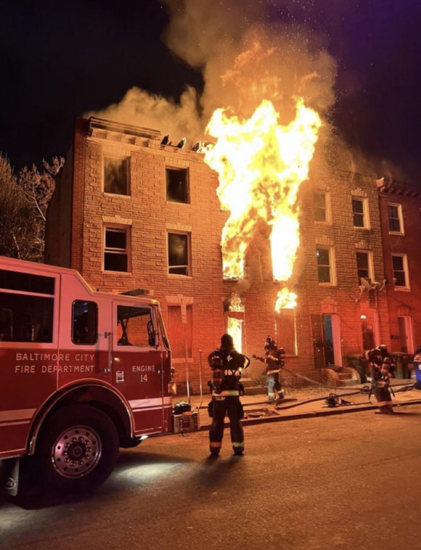 cityofwsfire's tweet photo. Our heartfelt condolences are with @BaltimoreFire and families of the firefighters who lost their lives in the line of duty.
-Paul Butrim
-Kelsey Sadler
-Kenneth Lacayo                       Our thoughts and prayers are with the firefighter who remains hospitalized. #WSFIRE.107 https://t.co/WSxeMopEfa