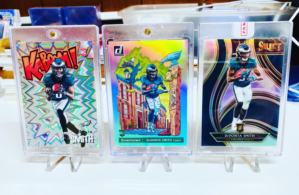 Bulliescardart's tweet image. Seeing Triple…. What’s next?

@DeVontaSmith_6 #kaboom #downtown #selectxrc @CardPurchaser @HiveCards @Philly__Mike @CardboardEchoes