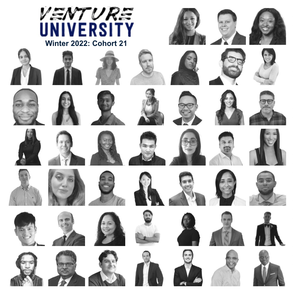 Excited to announce Venture University's 21st cohort, with 45 investors, and our most diverse cohort to date with 40% women and 33% underrepresented minorities. VU has grown its VU family to 450+ alumni and investors.