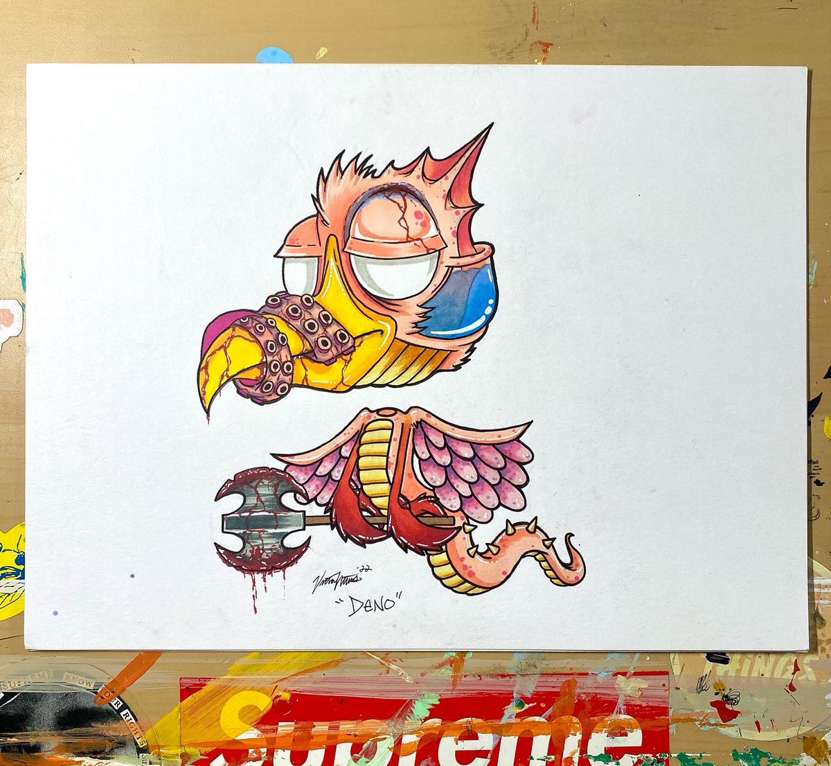 victornettles's tweet photo. “AirHeadz” season 1🎨
#5-12.  “DeNo”
VNA✍🏽 https://t.co/fmmWM5NEQl