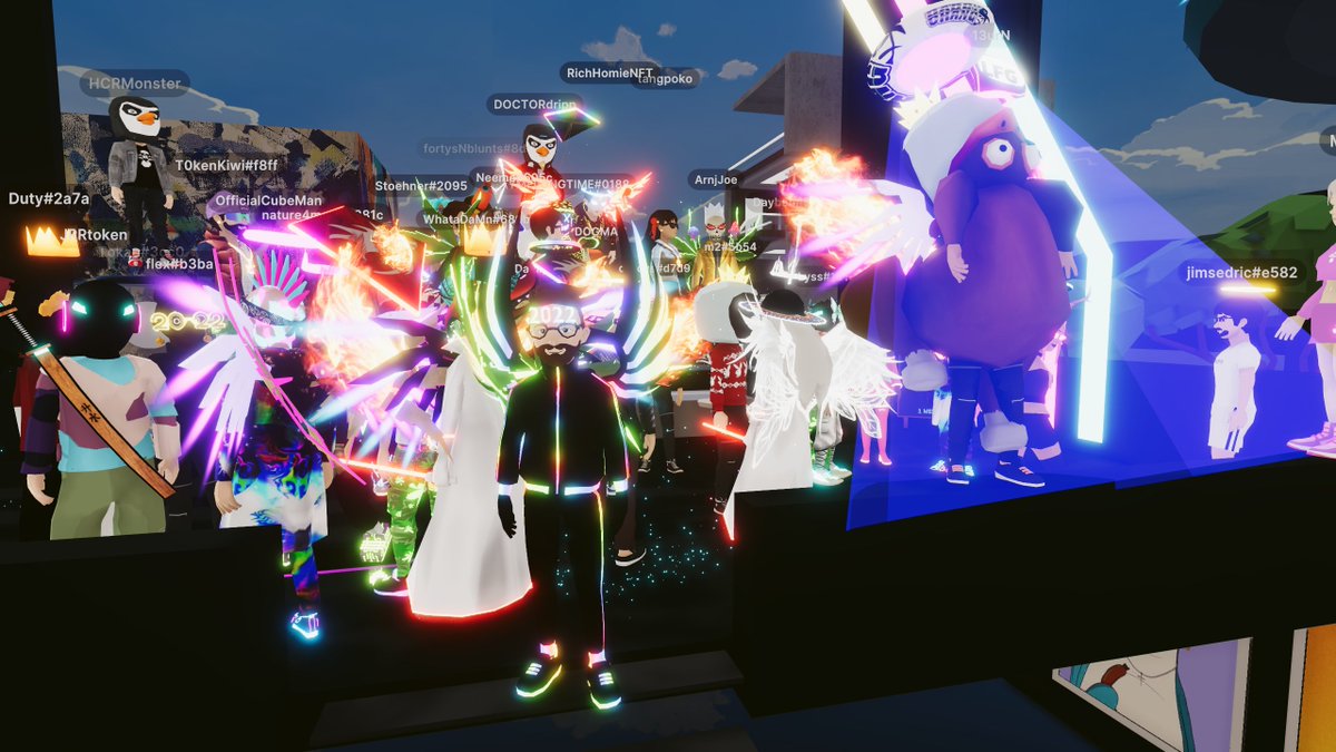 MetaAnomalous's tweet photo. Thank you all so much for joining us at Sinful HQ for our 'RGB' Launch Event! 

There's still time to come grab our very first (limited) POAP &amp; hang out with us on stream: https://t.co/P1w4FNLco7 

https://t.co/hSk2Igima3 🎉🖤 https://t.co/B8RdFIci6q