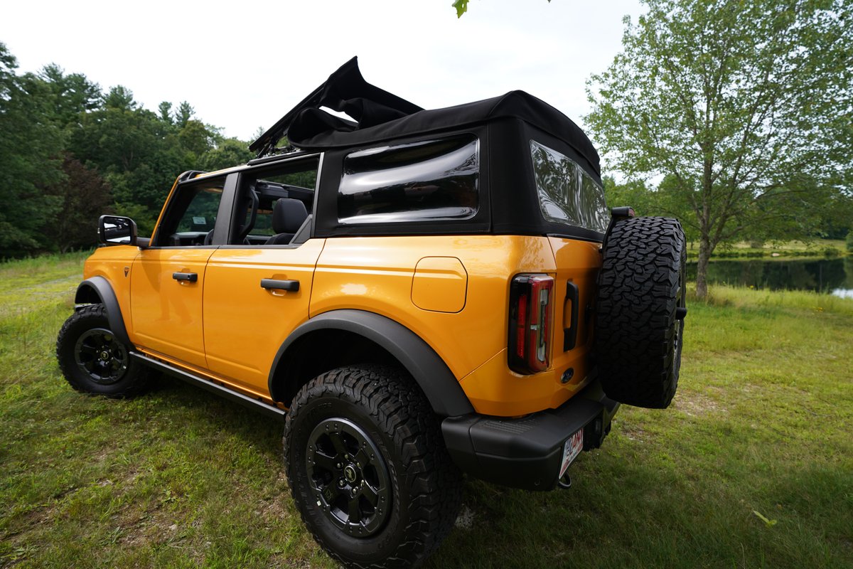 Haartz's tweet photo. Congrats @Ford and the #Bronco following their win of Utility Vehicle of the Year from @NACTOY. We're so excited for what the future has in store for #softop #exteriors in SUVs. https://t.co/bH6lkySq6v