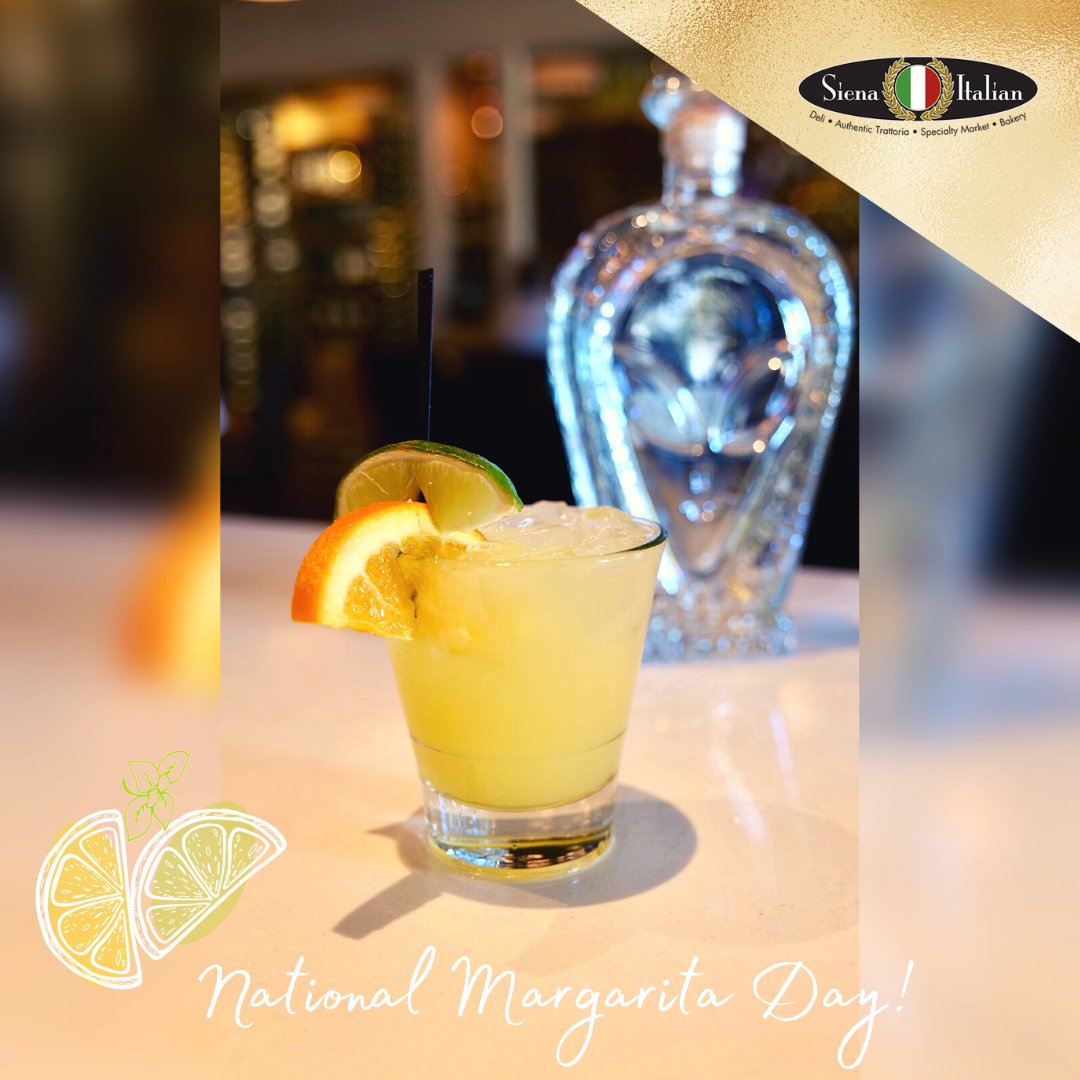 One of the best ways to celebrate National Margarita Day is to head to your favorite Italian restaurant to enjoy the great pairings, side dishes, and margaritas. Come and enjoy our alien margarita here in Siena, Italian 🍸! 

#siena #margaritaday