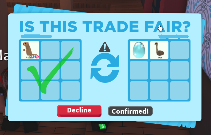 Proof for <a href="/Cameron41669570/">Cameron</a> Thanks so much! I gave Nfr Meer Cat they gave 300 Robux, diamond egg, and emu