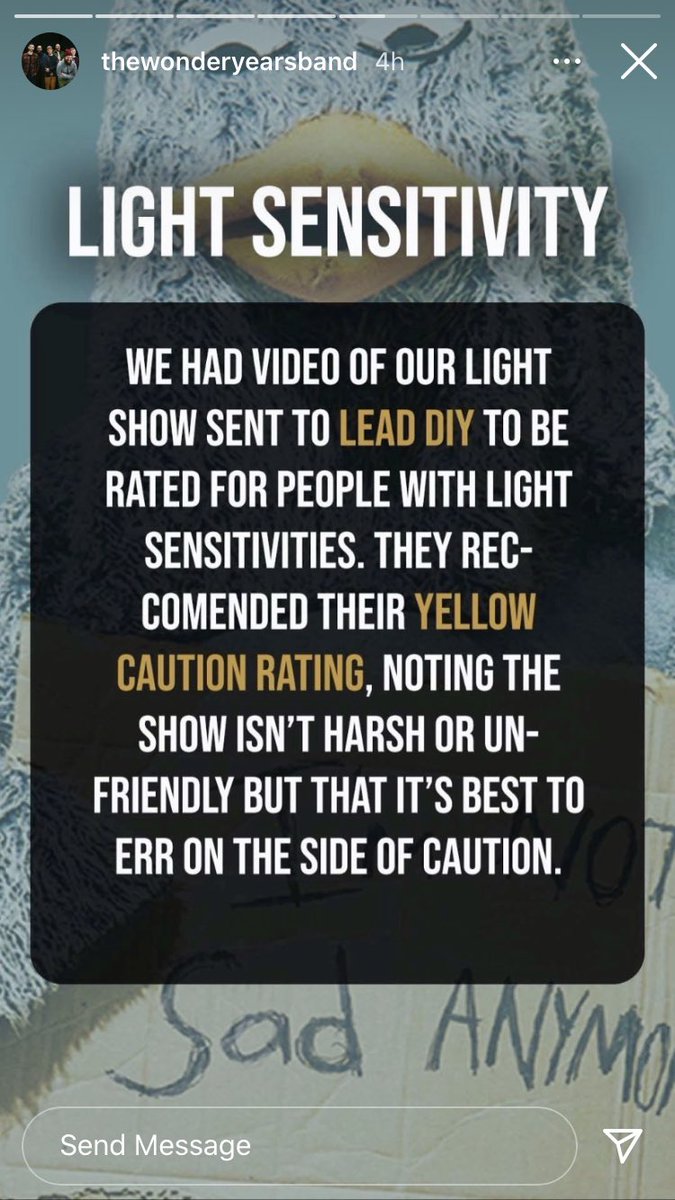 excited to be working with <a href="/thewonderyears/">The Wonder Years</a> again on their tour next month!!