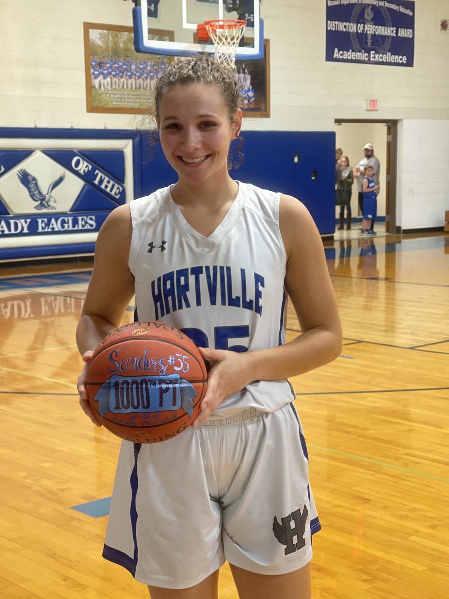 <a href="/mckinleys35/">McKinley Sanders</a> was presented her 1000 career point basketball tonight before our game.